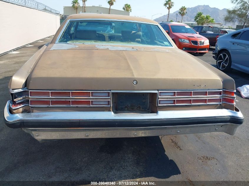 1976 Pontiac Bonneville VIN: 2R47Z6P242140 Lot: 39840340