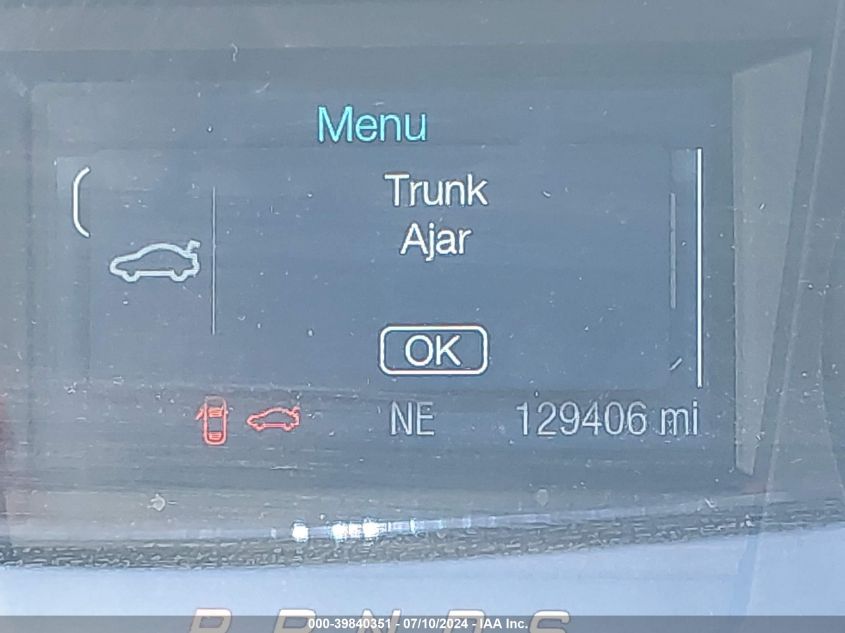 2016 Ford Taurus Se VIN: 1FAHP2D85GG125108 Lot: 39840351