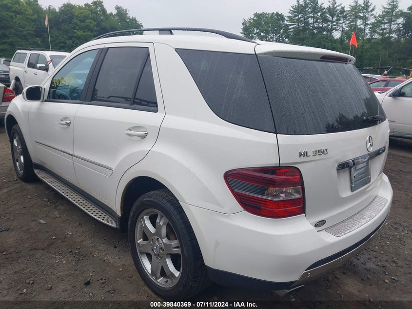 2007 Mercedes-Benz Ml 350 4Matic VIN: 4JGBB86E97A265925 Lot: 39840369
