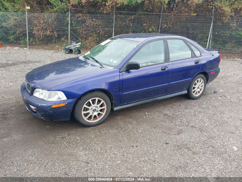 YV1VS275X4F085603 | 2004 VOLVO S40