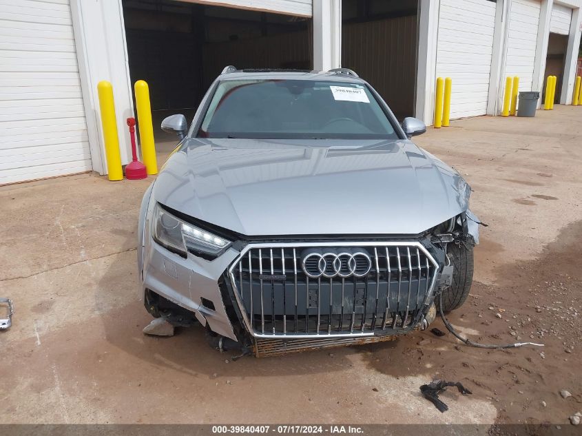 2018 Audi A4 Allroad 2.0T Premium/2.0T Tech Premium VIN: WA17NAF48JA168975 Lot: 39840407