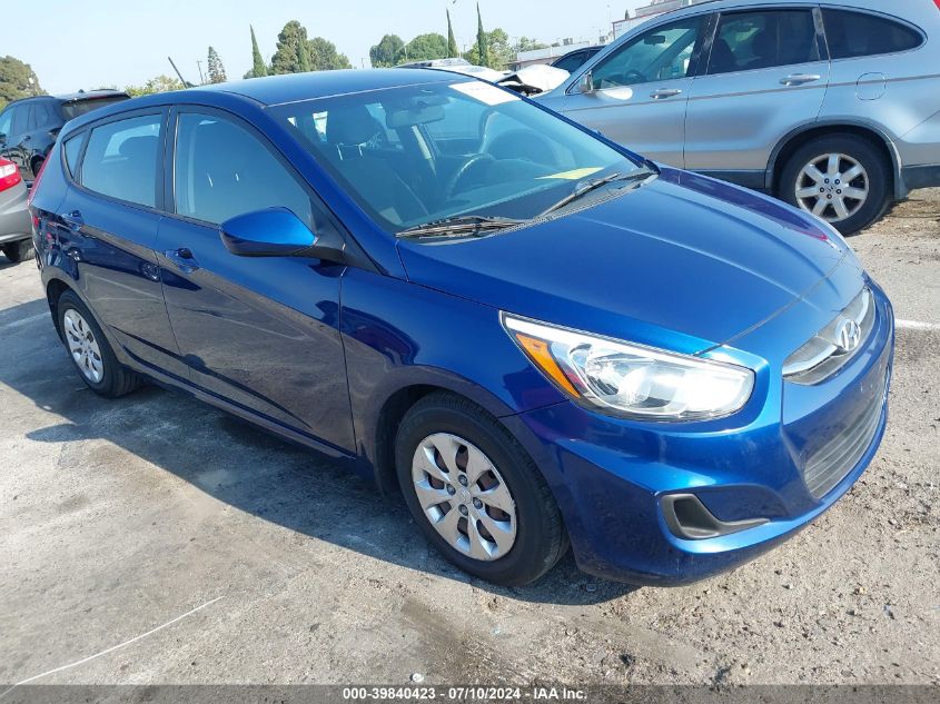 2015 Hyundai Accent Gs VIN: KMHCT5AEDFU200613 Lot: 39840423