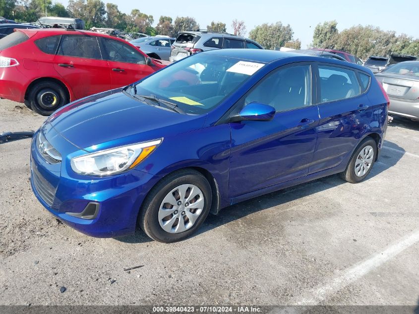 2015 Hyundai Accent Gs VIN: KMHCT5AEDFU200613 Lot: 39840423