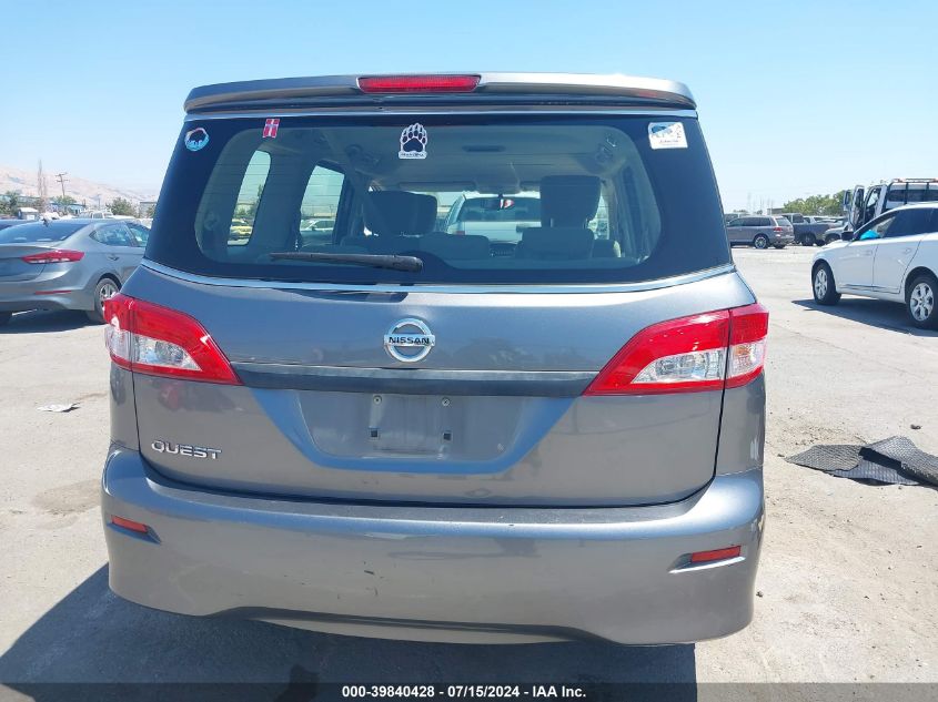 2015 Nissan Quest Platinum/S/Sl/Sv VIN: JN8AE2KPXF9132851 Lot: 39840428