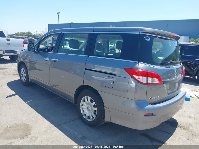 2015 Nissan Quest Platinum/S/Sl/Sv VIN: JN8AE2KPXF9132851 Lot: 39840428