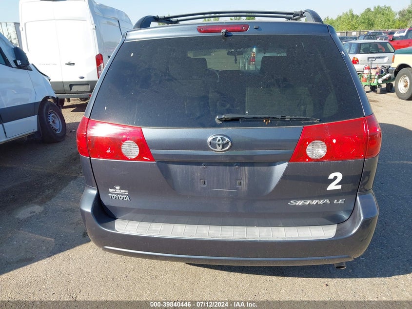 2006 Toyota Sienna Ce/Le VIN: 5TDZA23C86S496130 Lot: 39840446