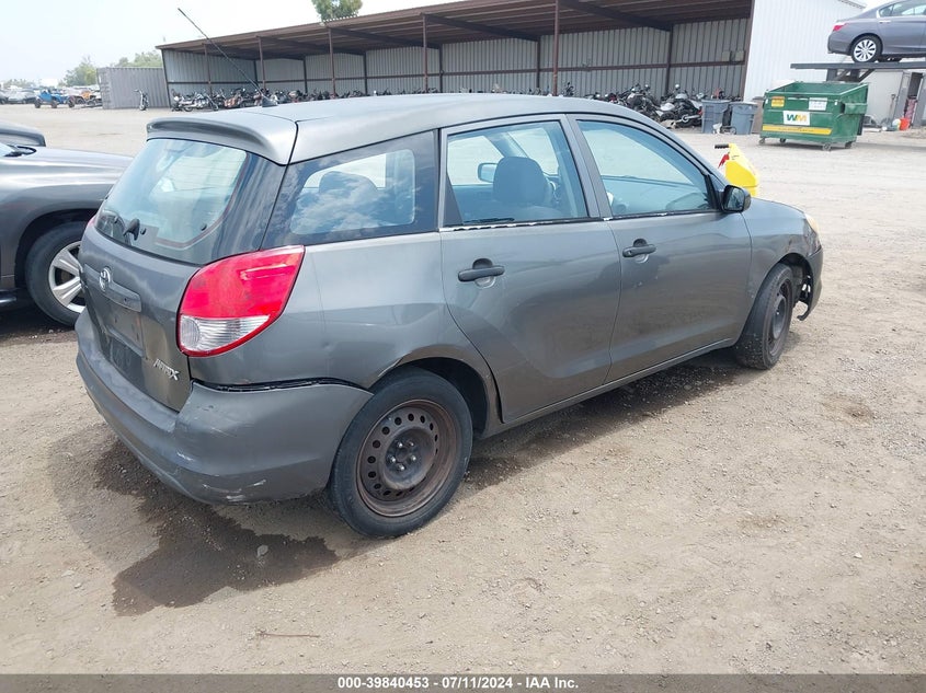 2004 Toyota Matrix Standard VIN: 2T1KR32E24C304323 Lot: 39840453