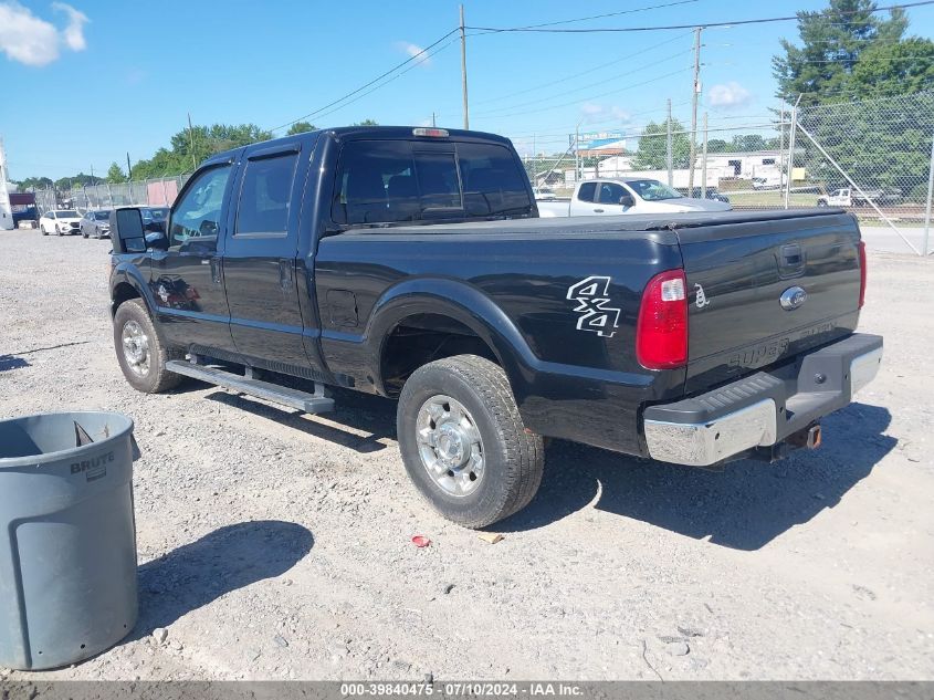 2013 Ford F-250 Lariat VIN: 1FT7W2BT9DEA73604 Lot: 39840475