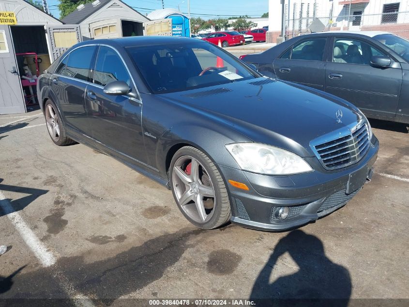 WDDNG77X29A274813 | 2009 MERCEDES-BENZ S63AMG