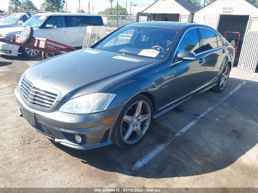 WDDNG77X29A274813 | 2009 MERCEDES-BENZ S63AMG