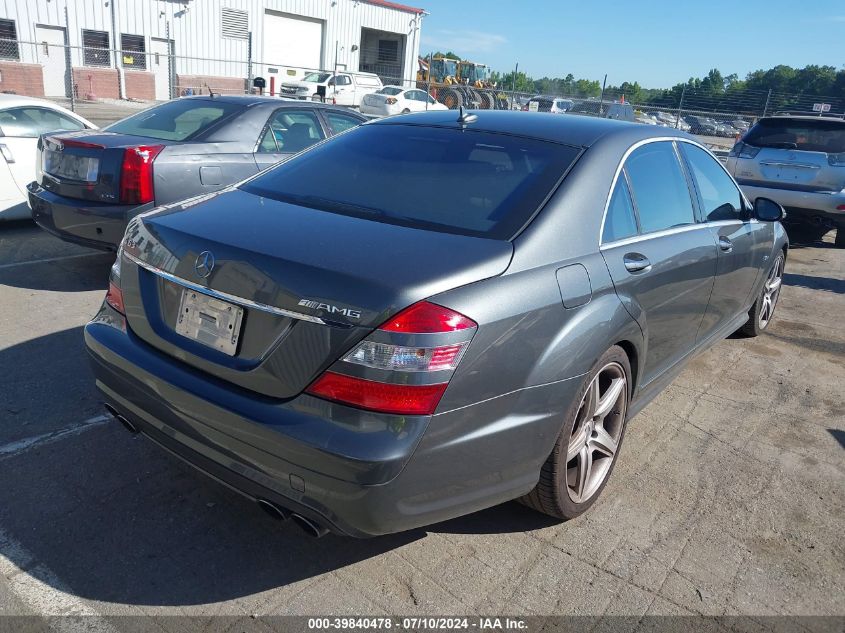 WDDNG77X29A274813 | 2009 MERCEDES-BENZ S63AMG