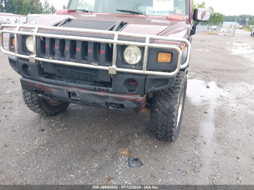 2003 Hummer H2 VIN: 5GRGN23U43H102268 Lot: 39840502