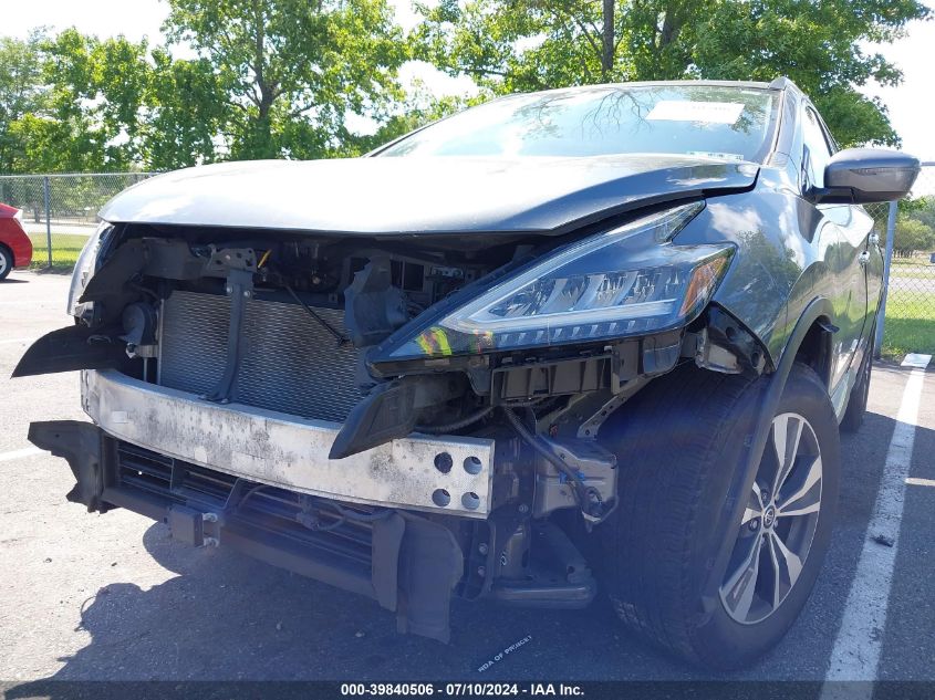 2020 Nissan Murano Sv Intelligent Awd VIN: 5N1AZ2BS3LN113044 Lot: 39840506