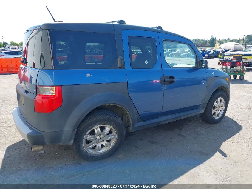 2006 Honda Element Ex VIN: 5J6YH28636L020860 Lot: 39840523