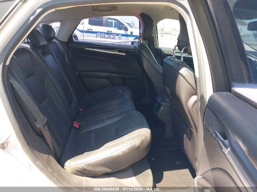 2014 Ford Fusion Energi Titanium VIN: 3FA6P0SU8ER112239 Lot: 39840539