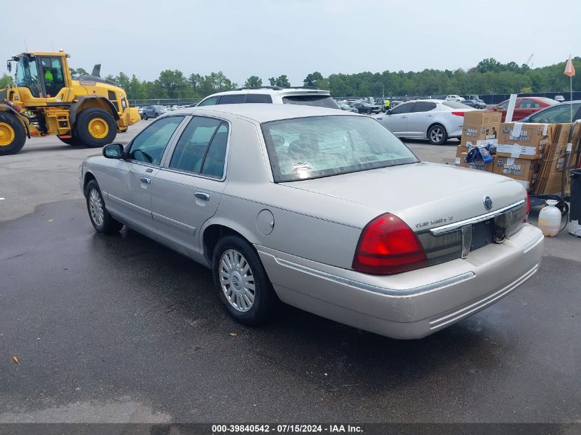 2007 Mercury Grand Marquis Ls VIN: 2MEFM75V37X603773 Lot: 39840542