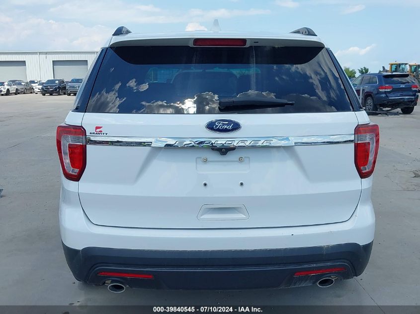 2017 Ford Explorer VIN: 1FM5K7B87HGA26122 Lot: 39840545