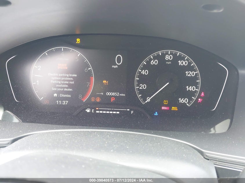 VIN 2HGFE1F79RH330039 2024 HONDA CIVIC EX