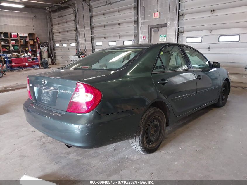 2003 Toyota Camry Le VIN: 4T1BE32K33U646555 Lot: 39840575