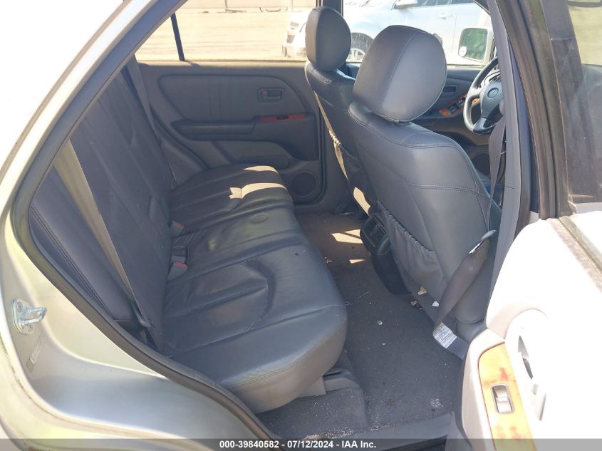 1999 Lexus Rx 300 VIN: JT6HF10U1X0075057 Lot: 39840582