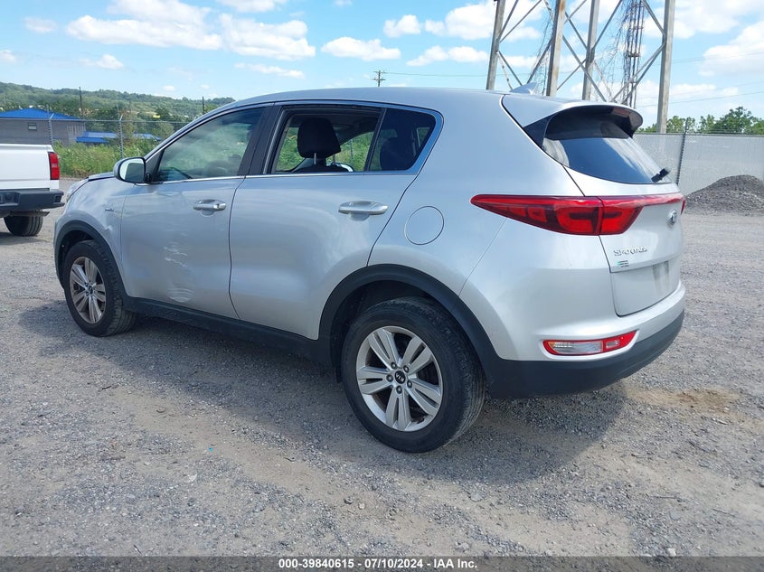 VIN KNDPMCAC9K7592621 2019 KIA SPORTAGE LX