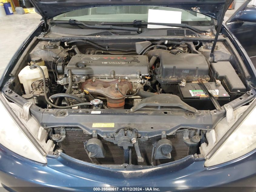 2004 Toyota Camry Xle VIN: 4T1BE32KX4U337652 Lot: 39840617