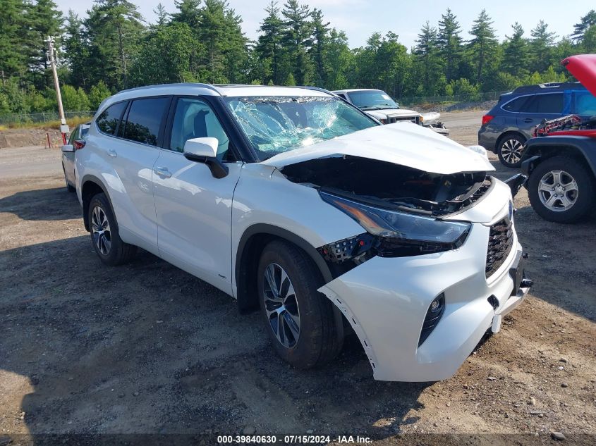 2023 TOYOTA HIGHLANDER HYBRID XLE - 5TDKBRCH3PS126630