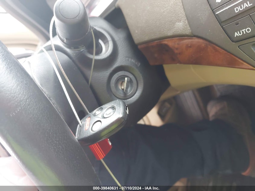 2009 Honda Accord 3.5 Ex-L VIN: 1HGCP36869A009463 Lot: 39840631