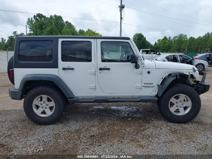 2015 Jeep Wrangler Unlimited Sport VIN: 1C4BJWDG8FL509213 Lot: 39840660