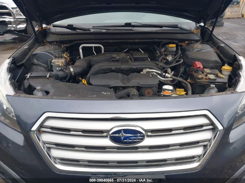 2017 Subaru Outback 2.5I VIN: 4S4BSAAC1H3312867 Lot: 39840665