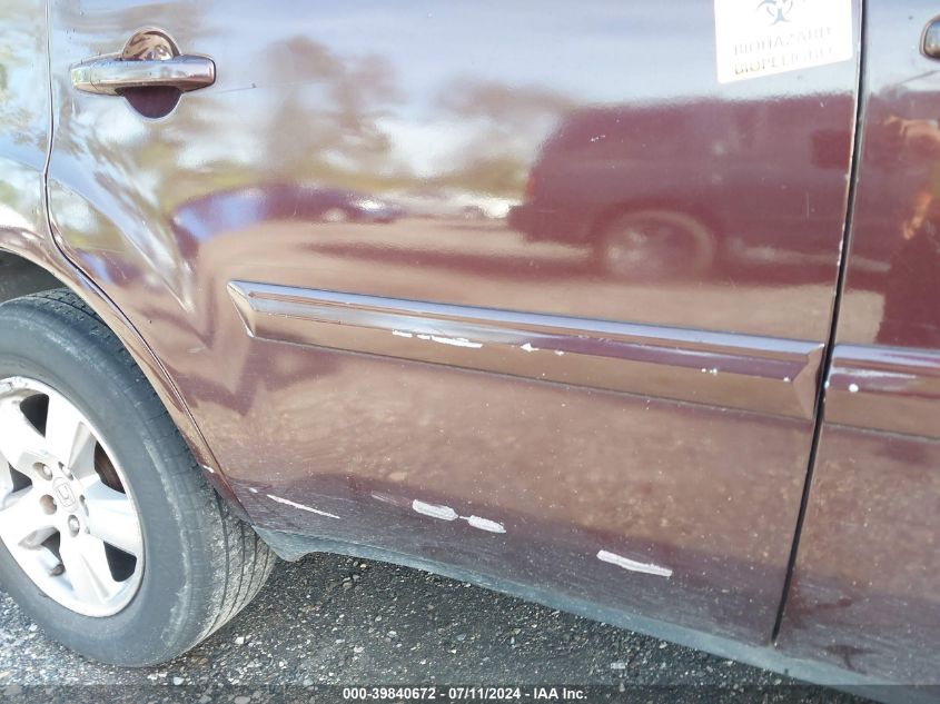 2011 Honda Pilot Ex VIN: 5FNYF3H46BB009168 Lot: 39840672