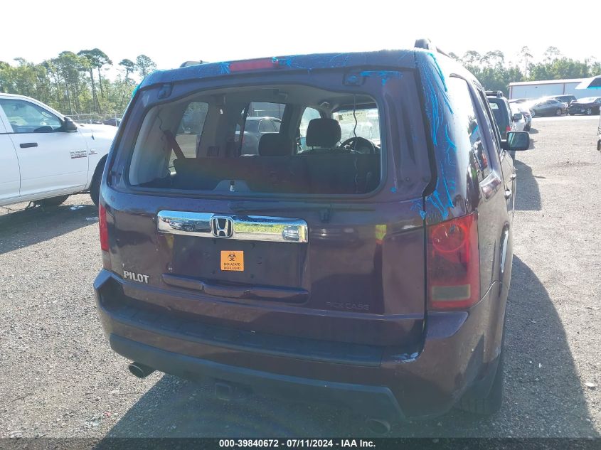 2011 Honda Pilot Ex VIN: 5FNYF3H46BB009168 Lot: 39840672