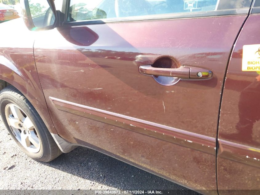 2011 Honda Pilot Ex VIN: 5FNYF3H46BB009168 Lot: 39840672