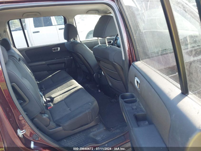 2011 Honda Pilot Ex VIN: 5FNYF3H46BB009168 Lot: 39840672