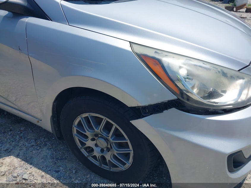 2012 Hyundai Accent Gs VIN: KMHCT5AE1CU023971 Lot: 39840685
