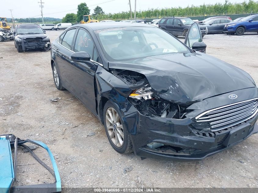 2017 Ford Fusion Se VIN: 3FA6P0H79HR390444 Lot: 39840695