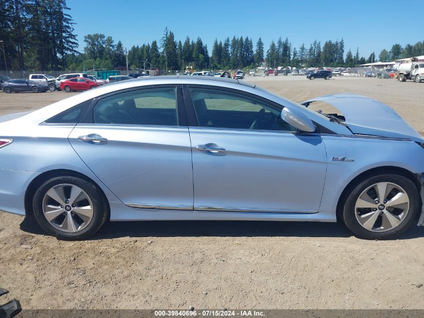 2011 Hyundai Sonata Hybrid VIN: KMHEC4A48BA015747 Lot: 39840696