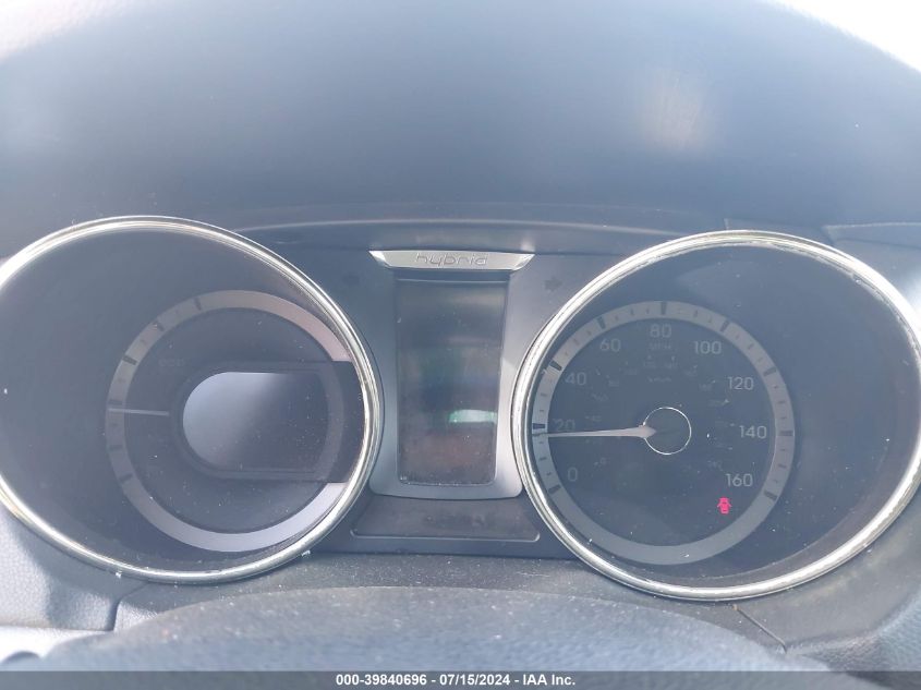 2011 Hyundai Sonata Hybrid VIN: KMHEC4A48BA015747 Lot: 39840696