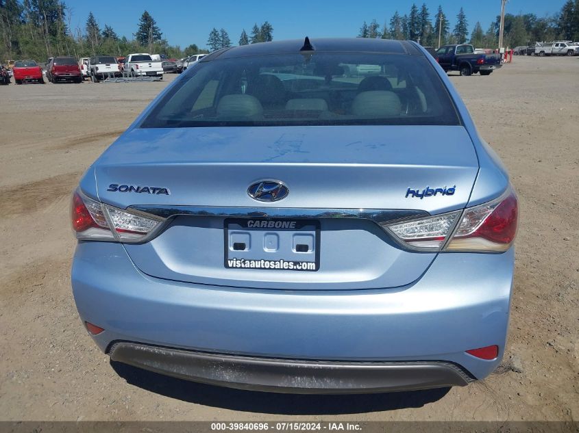 2011 Hyundai Sonata Hybrid VIN: KMHEC4A48BA015747 Lot: 39840696