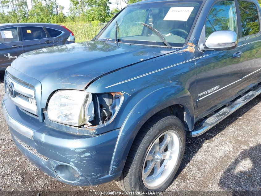 2005 Toyota Tundra Sr5 V8 VIN: 5TBET341X5S493412 Lot: 39840710