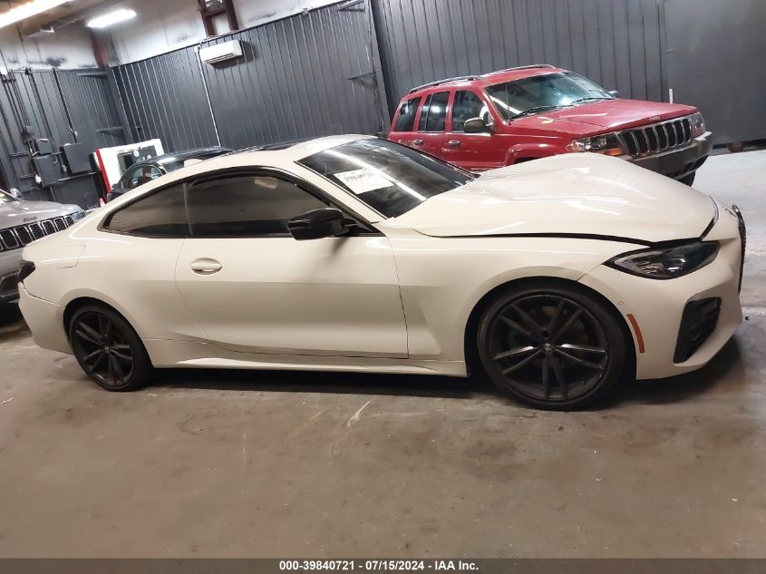 2021 BMW 430I xDrive VIN: WBA73AP07MCF79672 Lot: 39840721