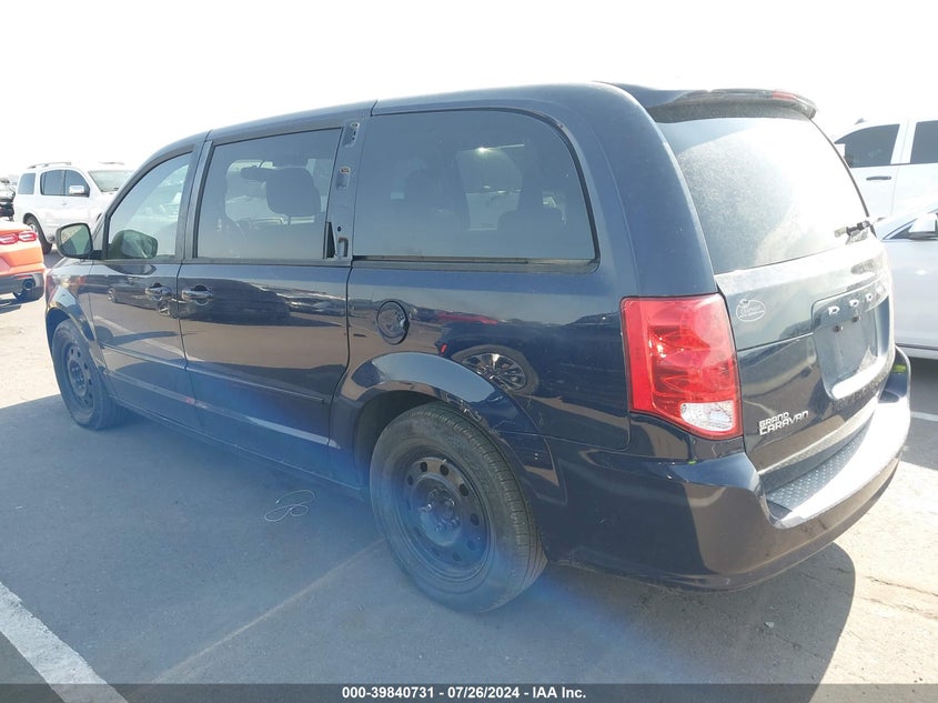 2016 DODGE GRAND CARAVAN SE - 2C4RDGBGXGR258766