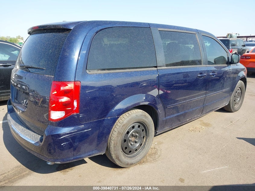 2016 DODGE GRAND CARAVAN SE - 2C4RDGBGXGR258766