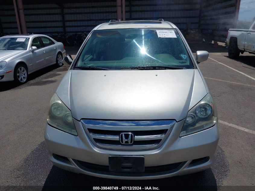 2005 Honda Odyssey Ex-L VIN: 5FNRL38675B412322 Lot: 39840749