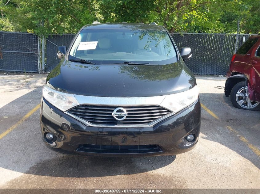 2012 Nissan Quest Sl VIN: JN8AE2KP8C9030928 Lot: 39840759