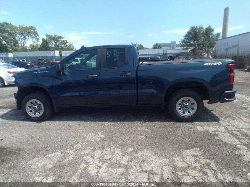 2021 Chevrolet Silverado 1500 4Wd Double Cab Standard Bed Custom VIN: 1GCRYBEK2MZ185952 Lot: 39840784