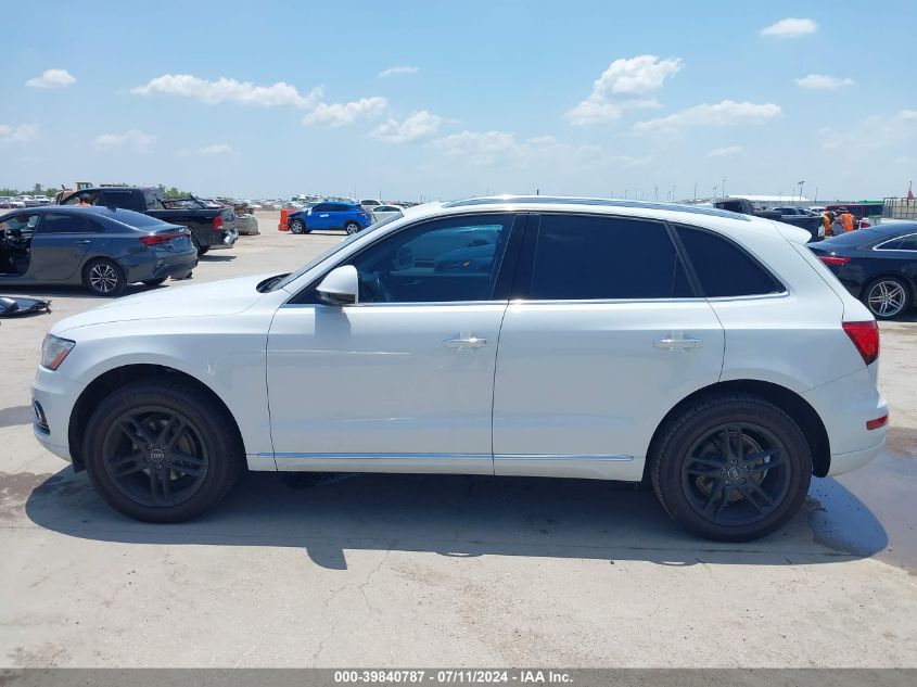 2016 Audi Q5 2.0T Premium VIN: WA1L2AFPXGA125359 Lot: 39840787