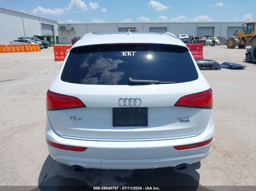 2016 Audi Q5 2.0T Premium VIN: WA1L2AFPXGA125359 Lot: 39840787