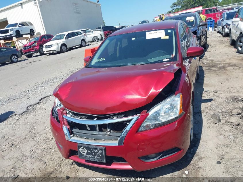 2015 Nissan Sentra Sv VIN: 3N1AB7AP2FY342232 Lot: 39840794