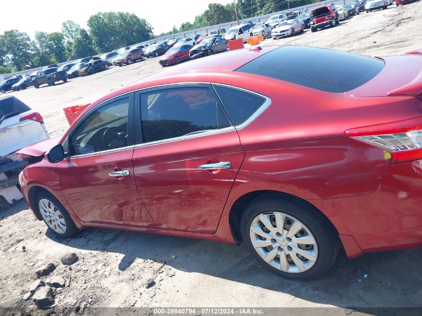 2015 Nissan Sentra Sv VIN: 3N1AB7AP2FY342232 Lot: 39840794